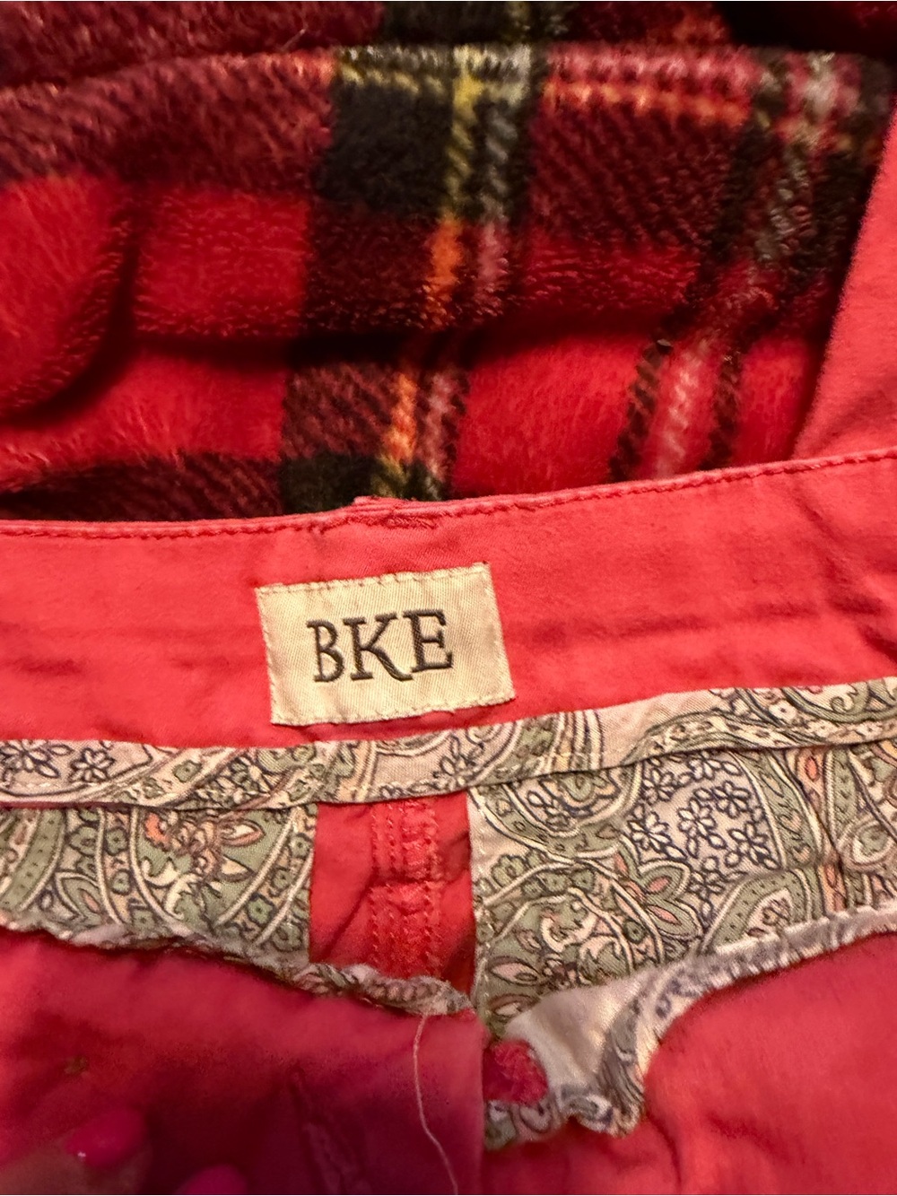 BKE womens Coral Pink Bottoms